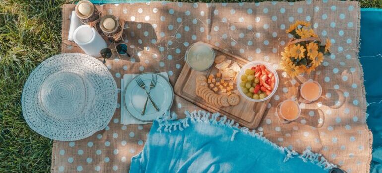 Picnic in a park