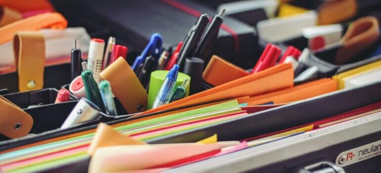 Picture of office supplies 