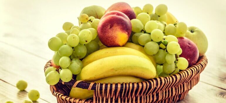 Fruits in a basket 