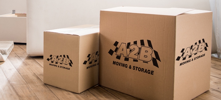 A2B moving boxes