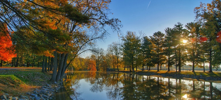 Beautiful park - relocating to Gaithersburg across long distances