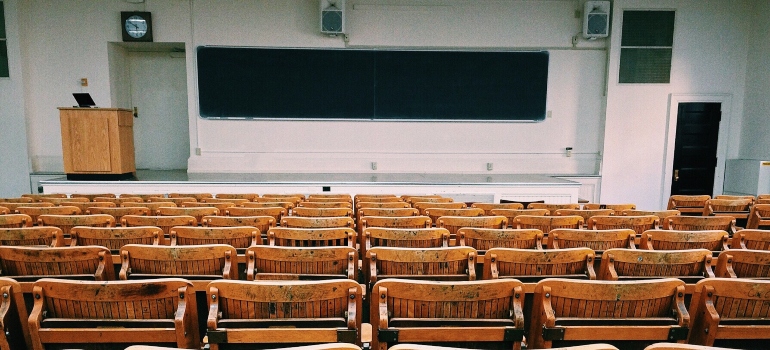 classroom in one of the schools in top Maryland places with best public schools