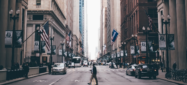 buildings and street