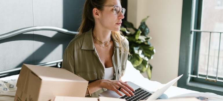 Picture of a woman thinking