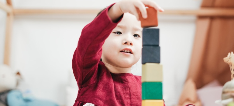 Picture of a kid enjoying one of the family activities to do in Bethesda