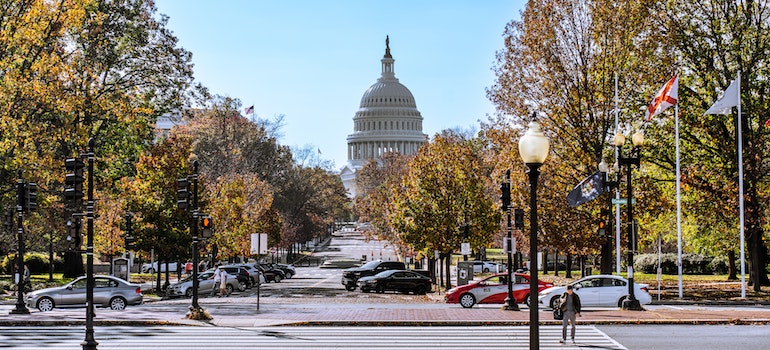 street near United States Capitol