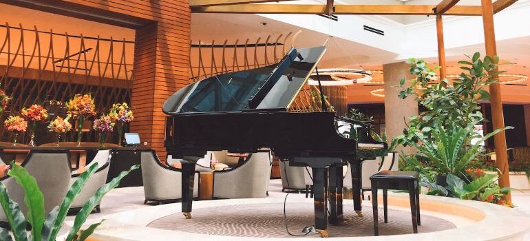 finding a proper place is a way tocare for your piano after a long distance move to ensure its longevity