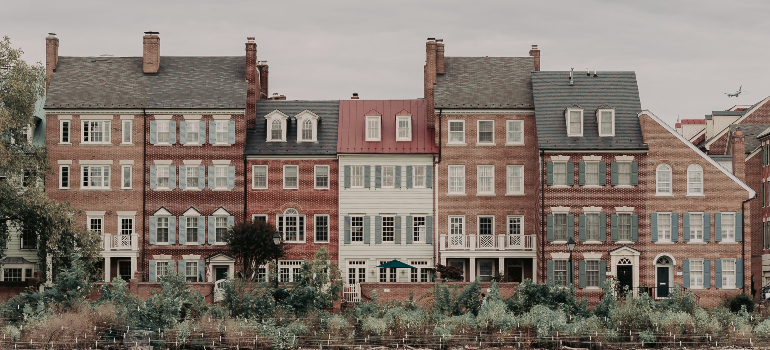 residential buildings next to the water