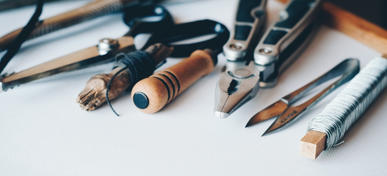 an assortment of tools required for home repairs