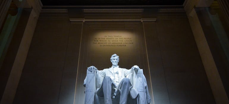 Lincoln Memorial in Washington DC, which you should visit according to this guide to the nation's capital