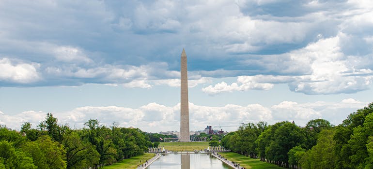 a monument in Washington DC, which is one of the best cities in the DMV area for seniors