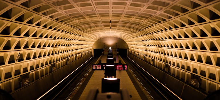 one of the stations of the Washington DC Metro