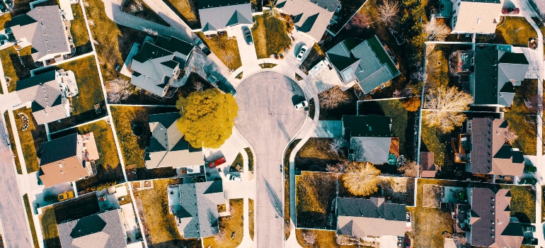 Houses Near Road
