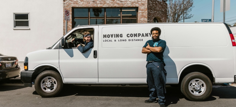 
Men Working for a Moving Company