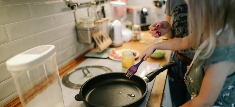 Girl Cooking