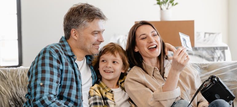 a family enjoying their time after deciding on raising a family in Sterling
