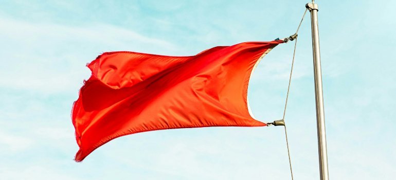 A red flag