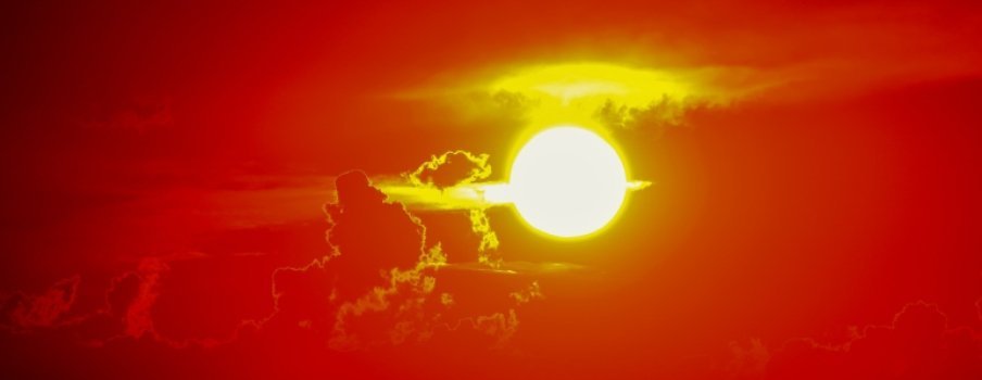 Sun shining during a summer relocation to Washington DC