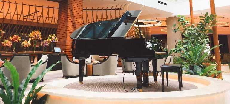 A piano.