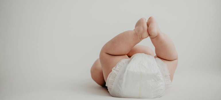 a baby in the picture