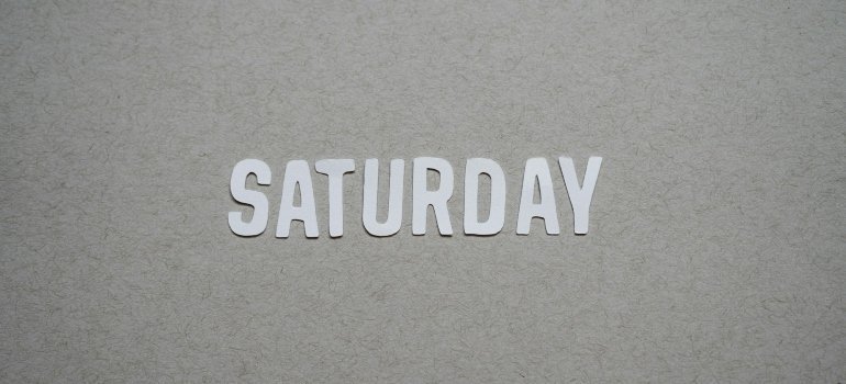 Letters on a grey surface