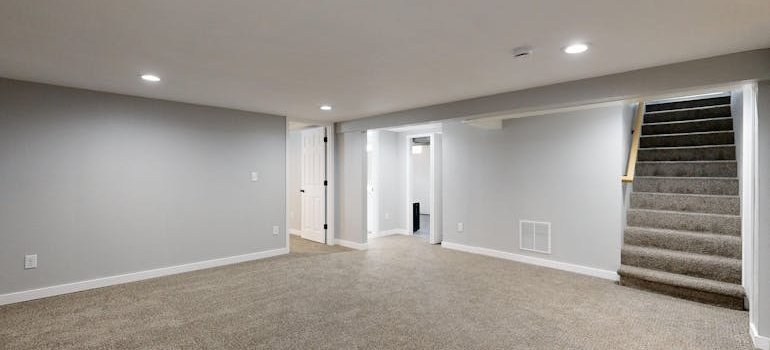 Finished basement, one of the best home improvements.