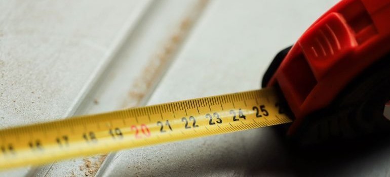 Tape measure.